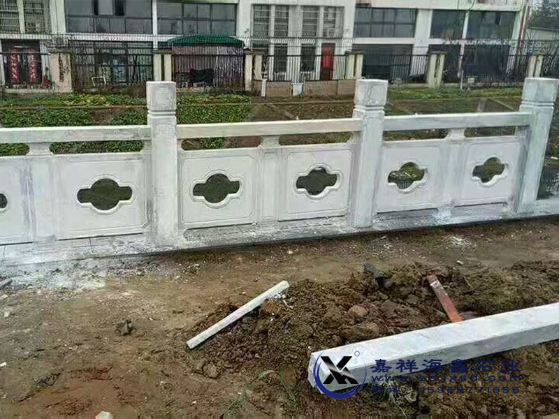 安徽六安石栏杆安装案例